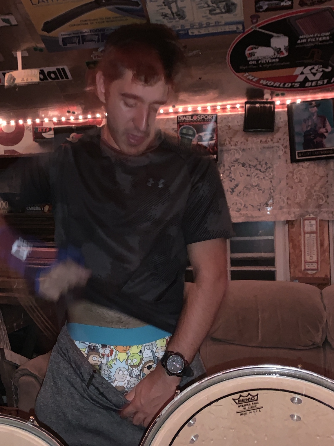 Ethan exposing himself